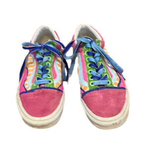 VANS sneakers hand painted with markers, size 7
